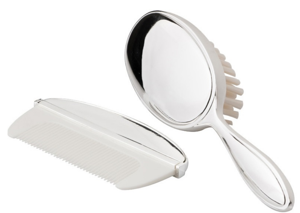 Silver Brush and Comb Set – ForeverBabyCo