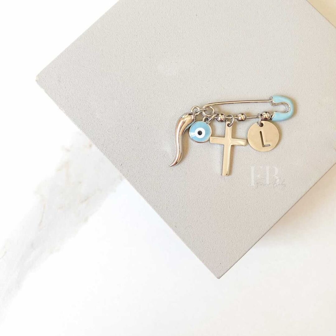 Cornicello Chilli Silver Pin - 4 Charm