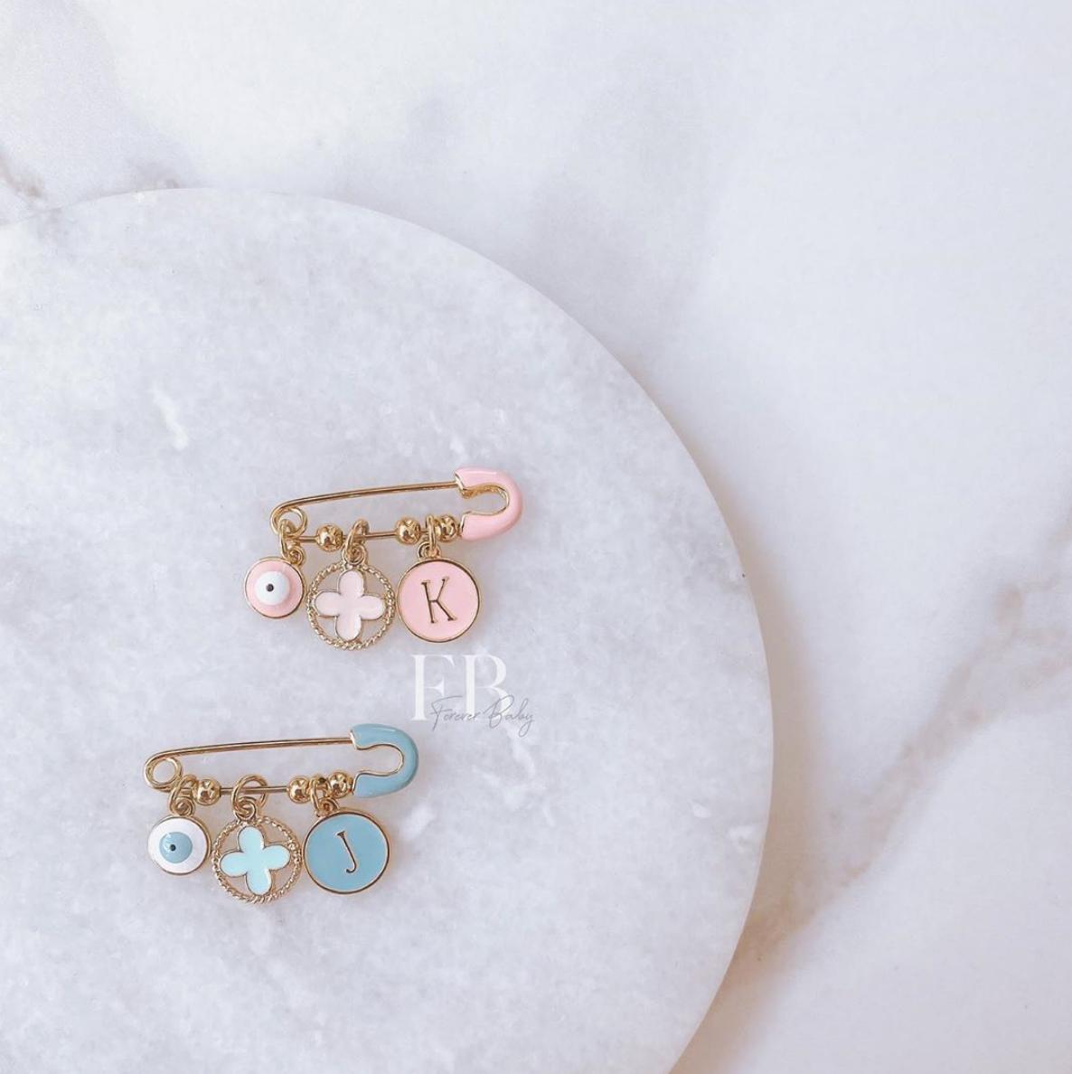 Clover Charm Pin - 3 Charms