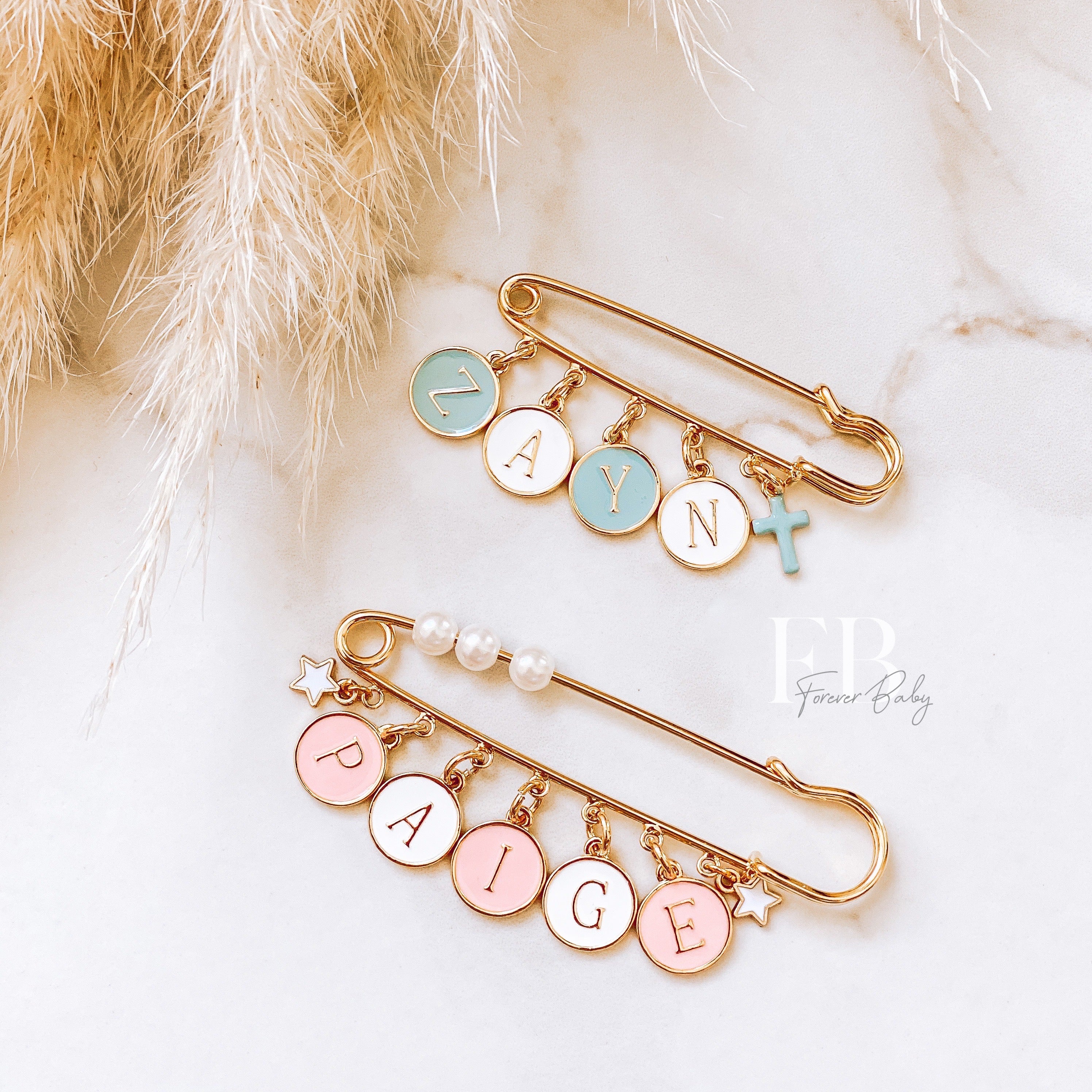 Personalised Name Pins – ForeverBabyCo