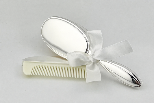 Baby Silver Brush and Comb Set