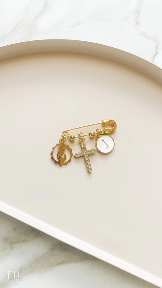 Love Pearl Pin - 3 charms