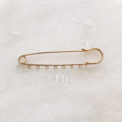 Gold Classic 7 Loop Pin