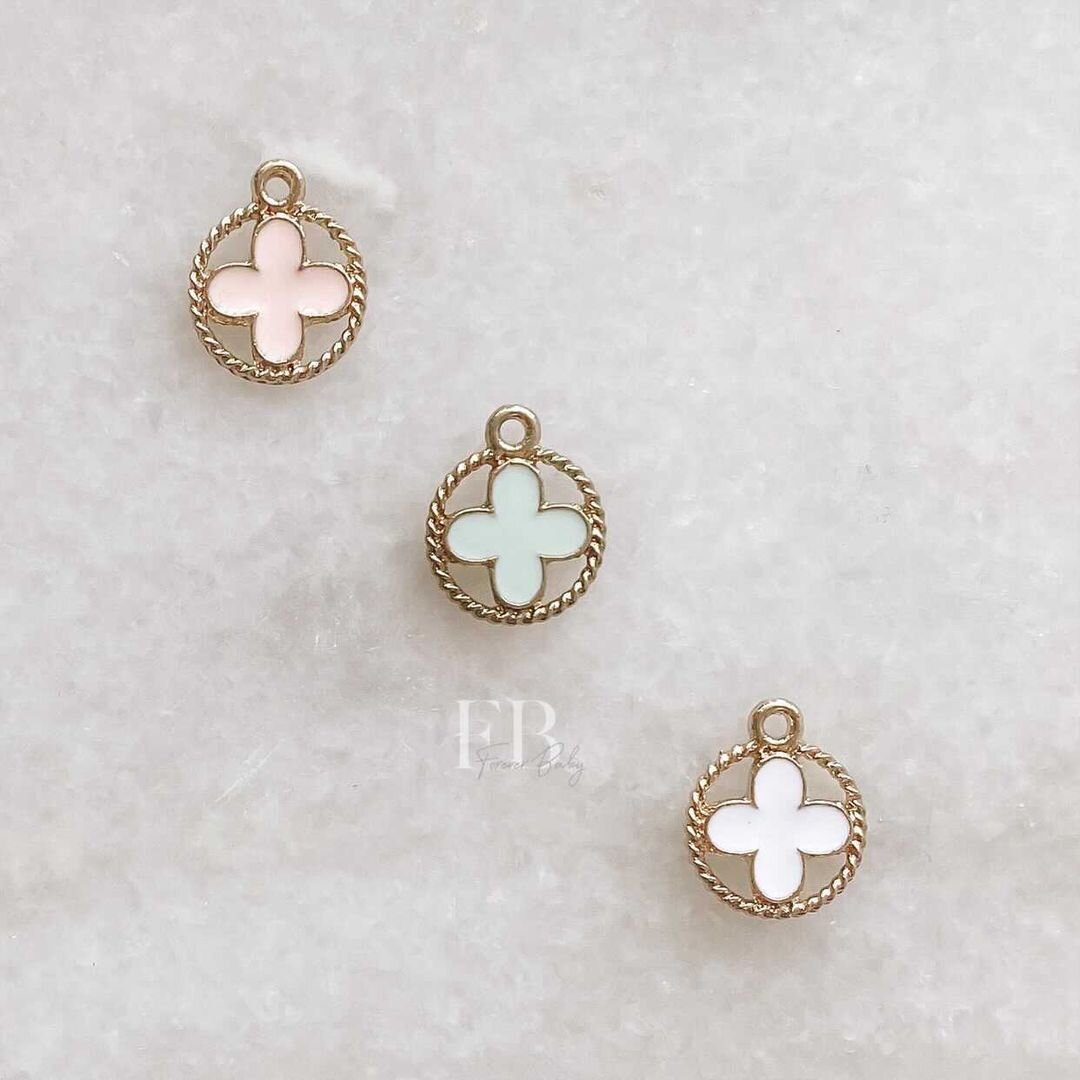 Gold Clover Charm