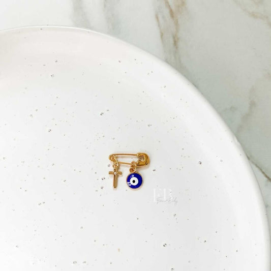 Dainty Gender Neutral Cross - 2 charm