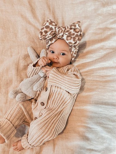 Oversized Topknot - Animal Print