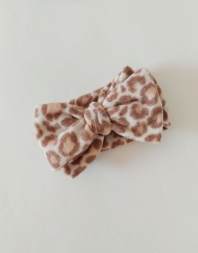 Animal Fuzz Oversized Top Knot