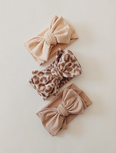 Oversized Topknot - Animal Print